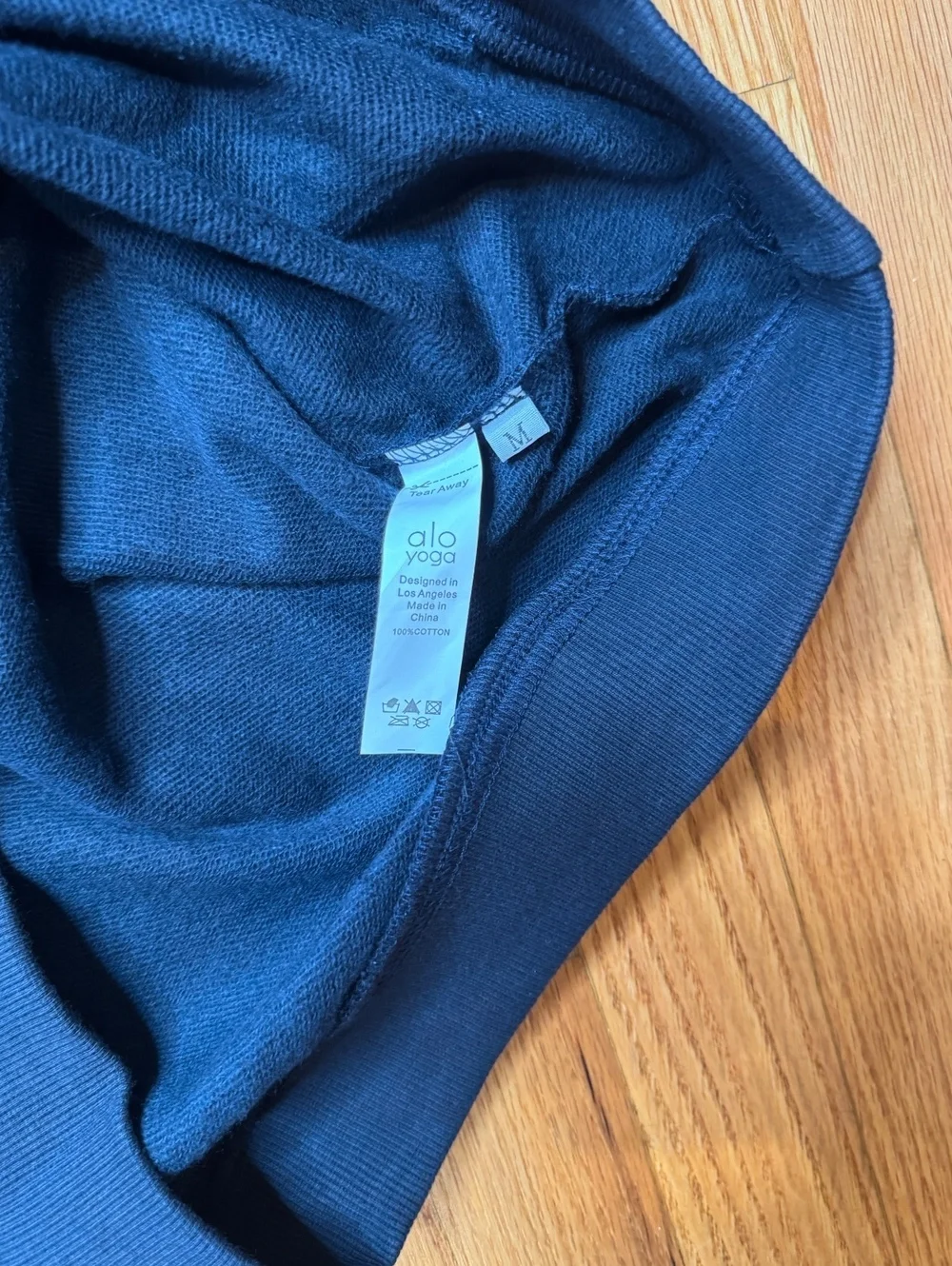 Alo Women’s Hoodie Navy Blue Size M | NWOT